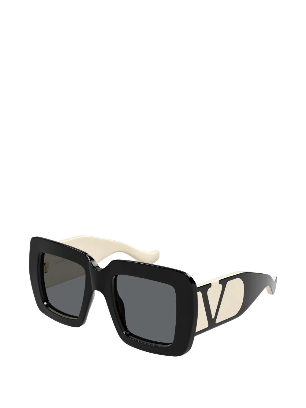 VALENTINO GARAVANI EYEWEAR VLogo square-frame sunglasses Zwart