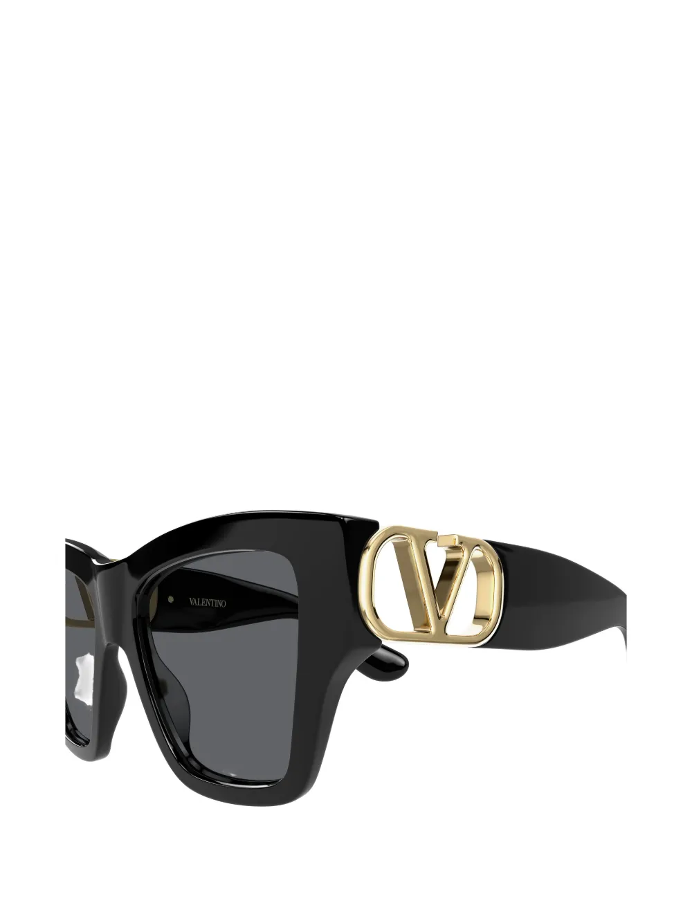 VALENTINO GARAVANI EYEWEAR VLogo square-frame sunglasses Zwart