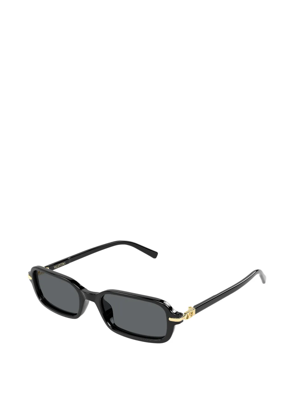 VALENTINO GARAVANI EYEWEAR VLogo rectangle-frame sunglasses Zwart