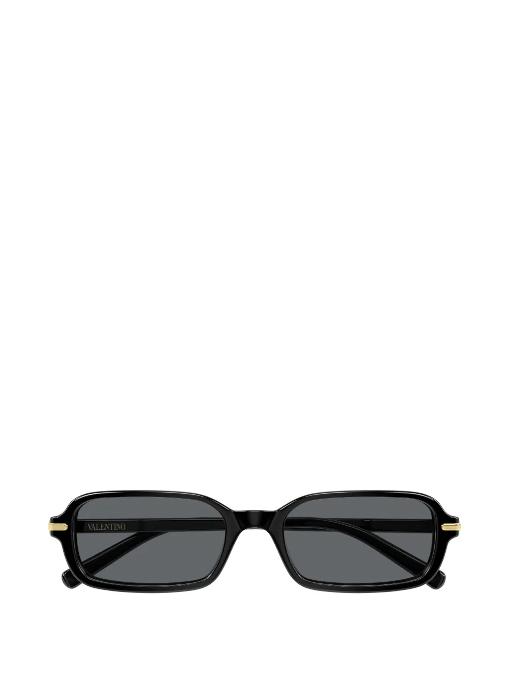 VALENTINO GARAVANI EYEWEAR VLogo rectangle-frame sunglasses - Nero