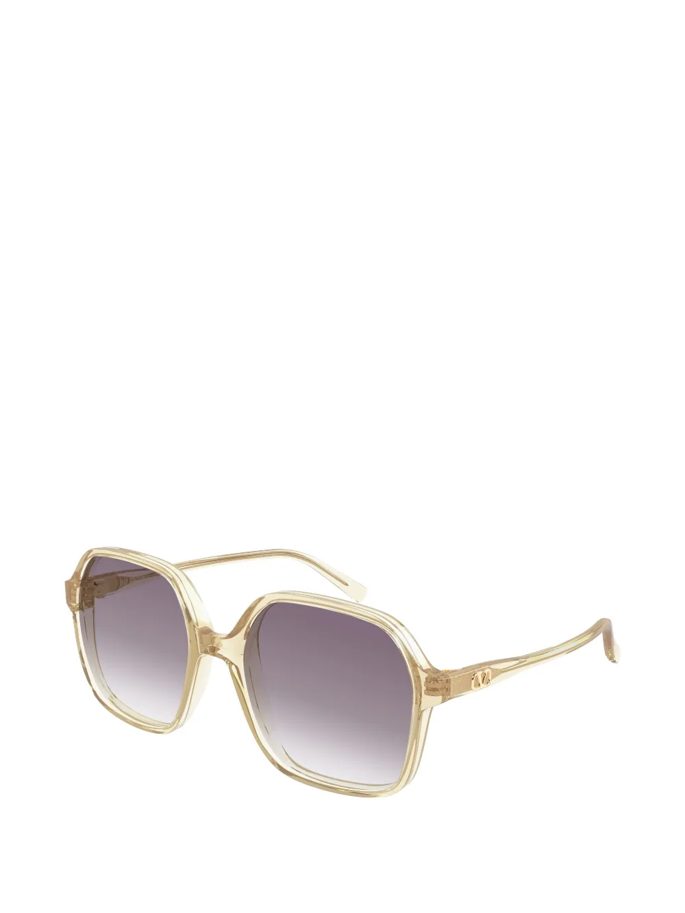VALENTINO GARAVANI EYEWEAR VLogo geometric-frame sunglasses