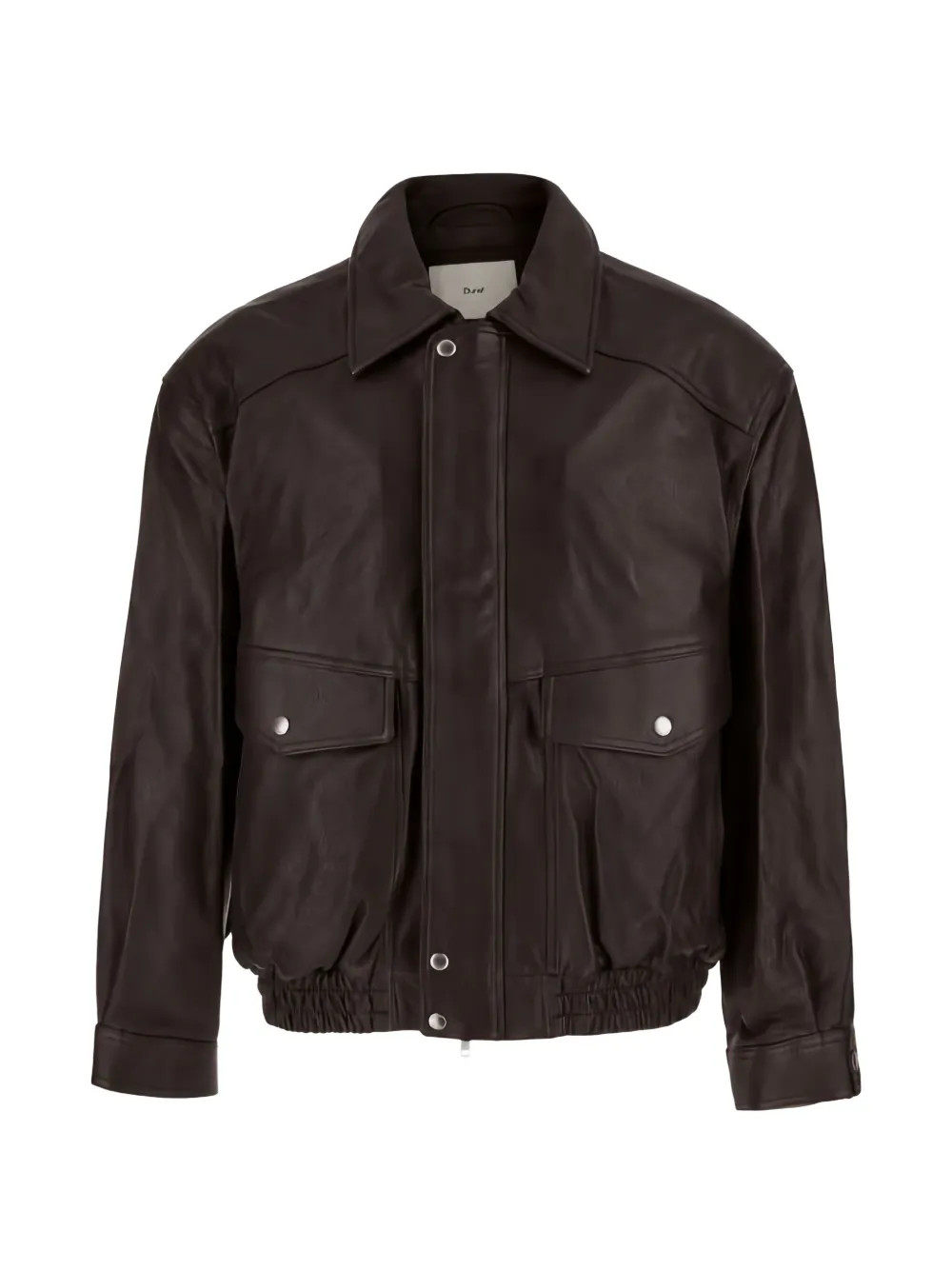 Dunst Flap-pocket Collared Jacket In Brown