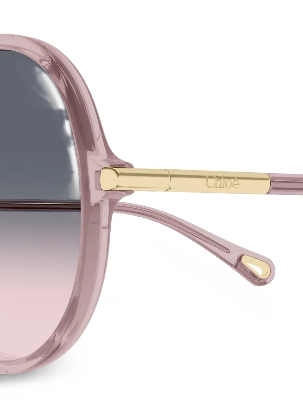 Chloé Eyewear pilot-frame sunglasses Roze