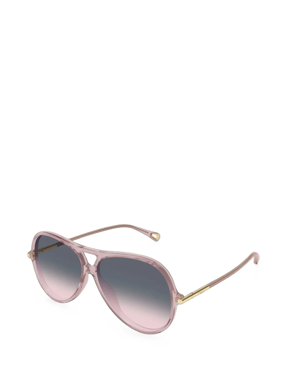 Chloé Eyewear pilot-frame sunglasses Roze
