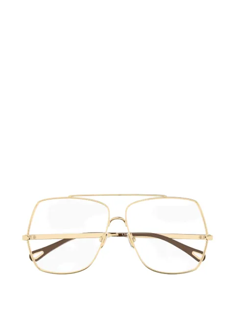 Chloé Eyewear lentes con armazón geométrica