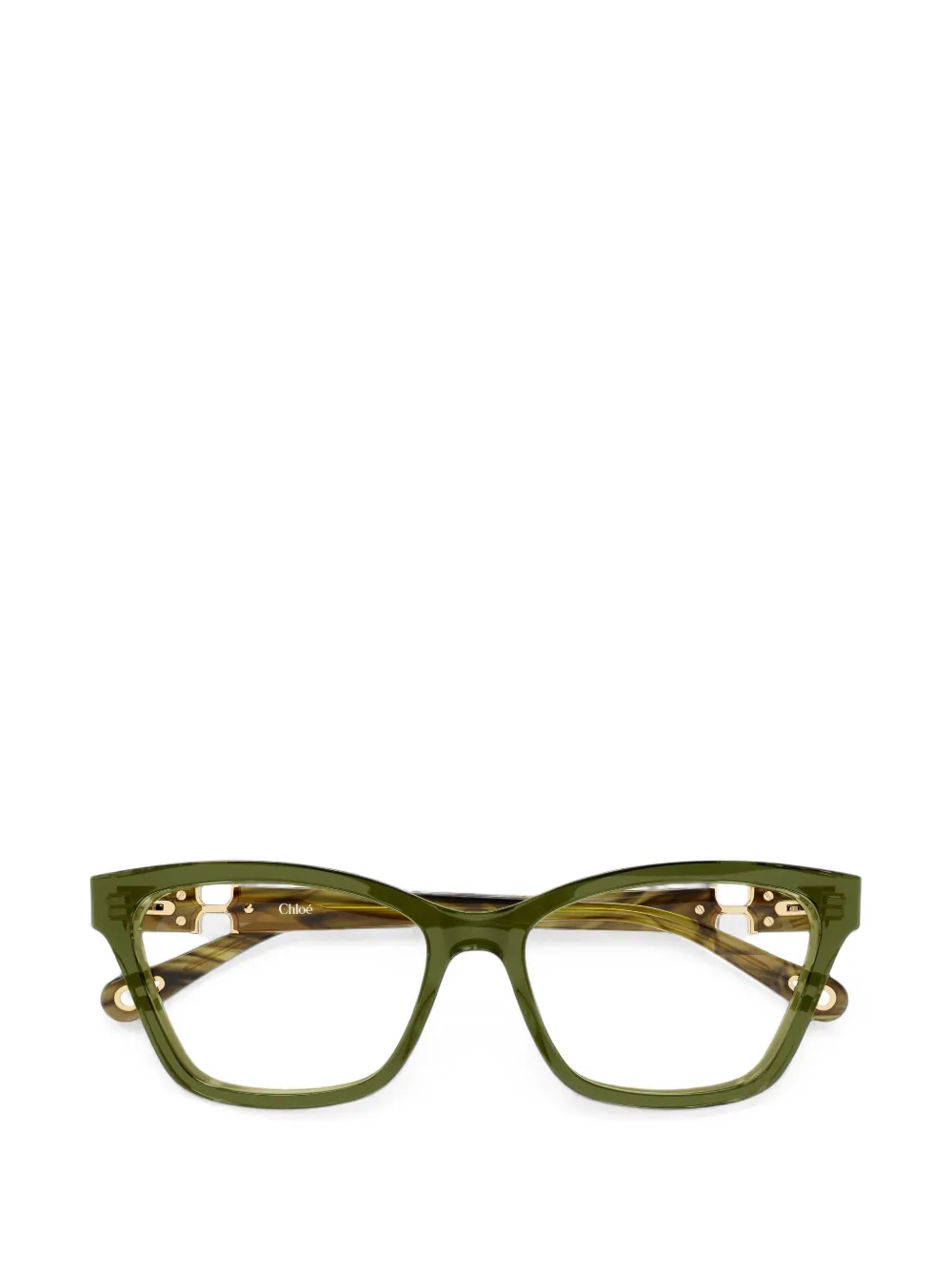 Chloé Eyewear logo-plaque cat-eye glasses