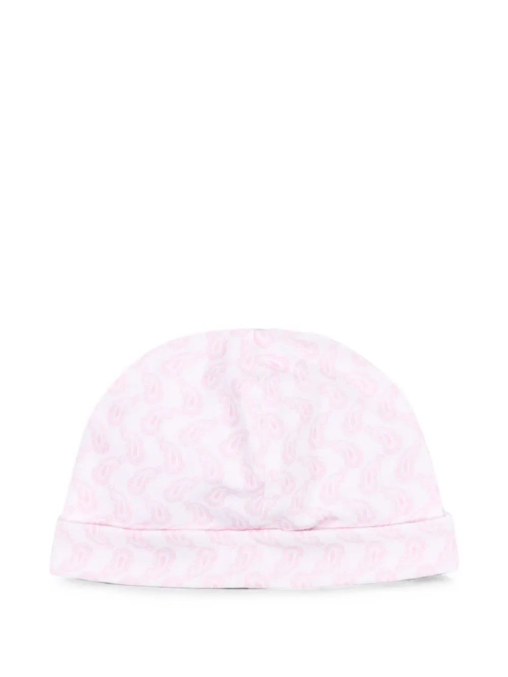 ETRO KIDS Paisley-print beanie hat set Wit