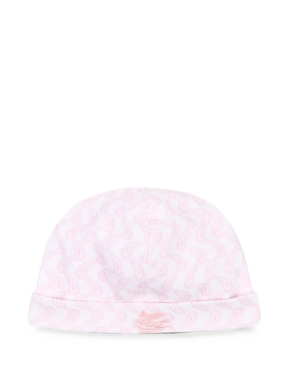 ETRO KIDS Paisley-print beanie hat set Wit