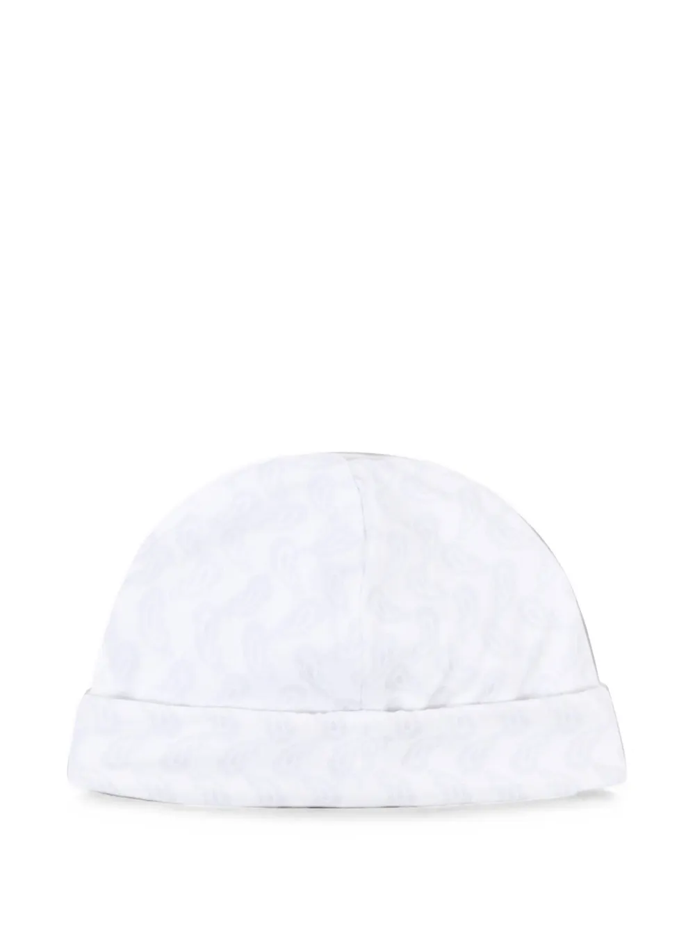 ETRO KIDS Paisley-print beanie hat set Wit