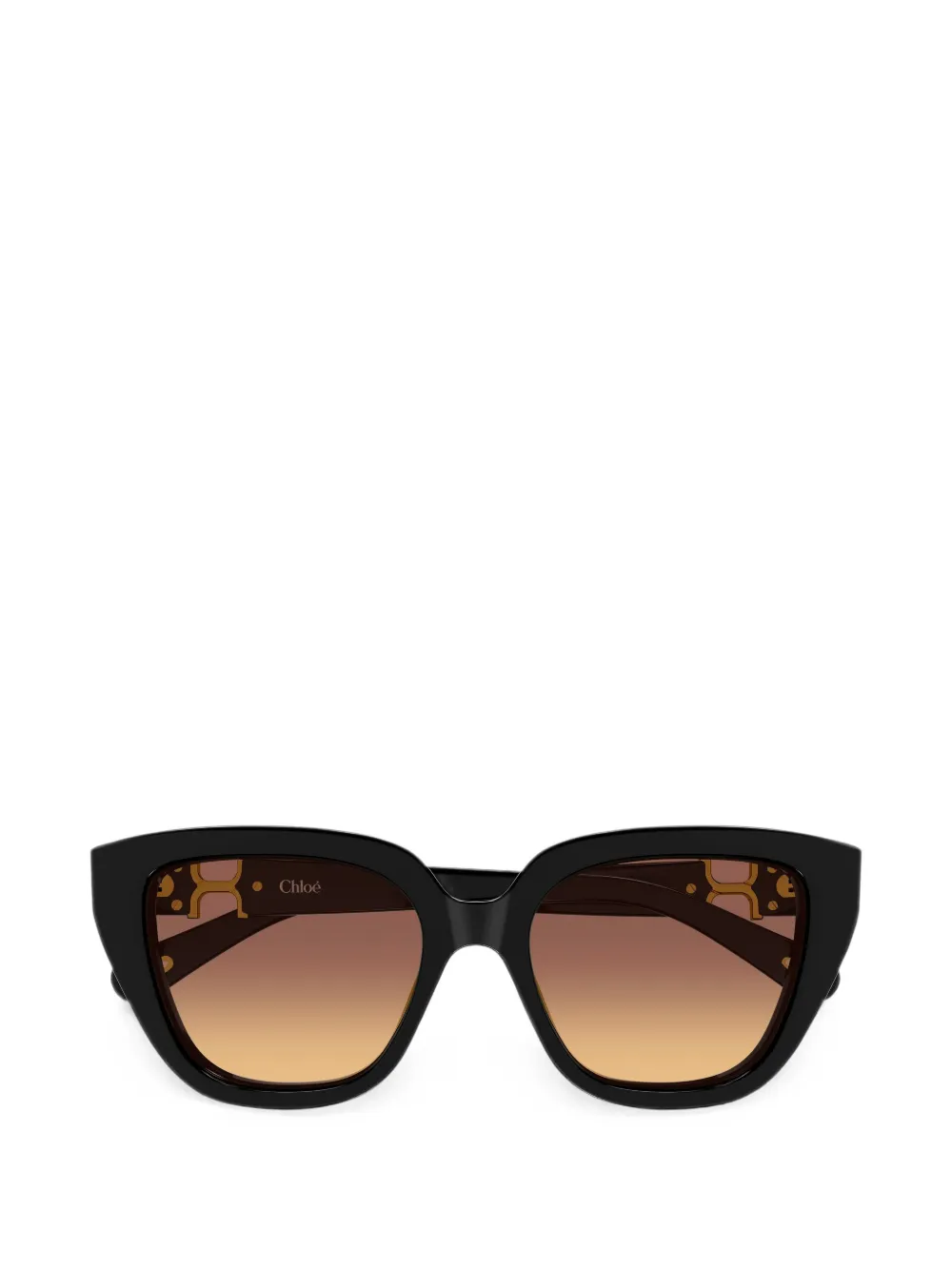 Chloé Eyewear logo-plaque cat-eye frame sunglasses