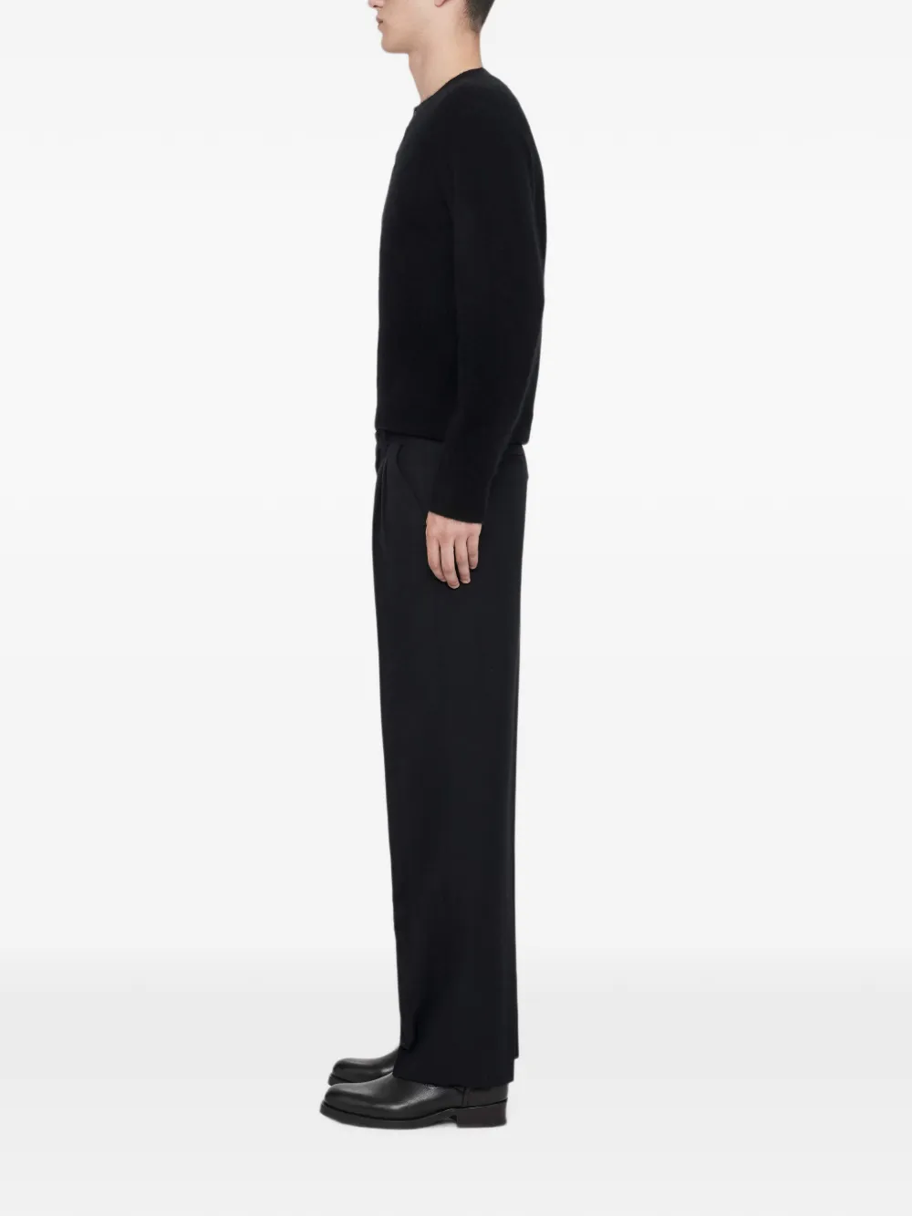 AllSaints Straight plooibroek Zwart