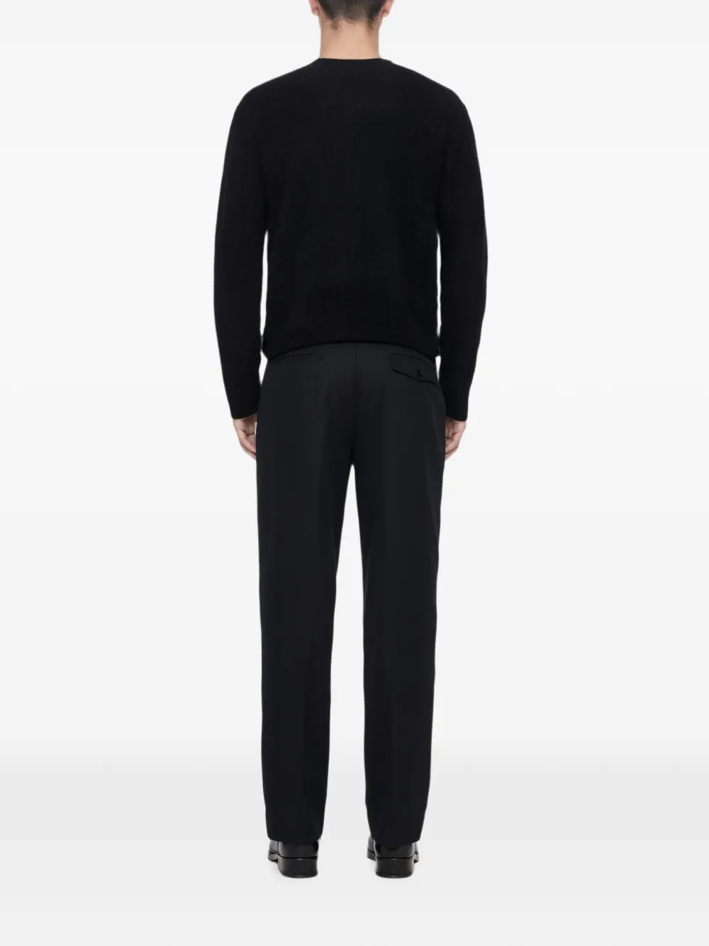 AllSaints Straight plooibroek Zwart
