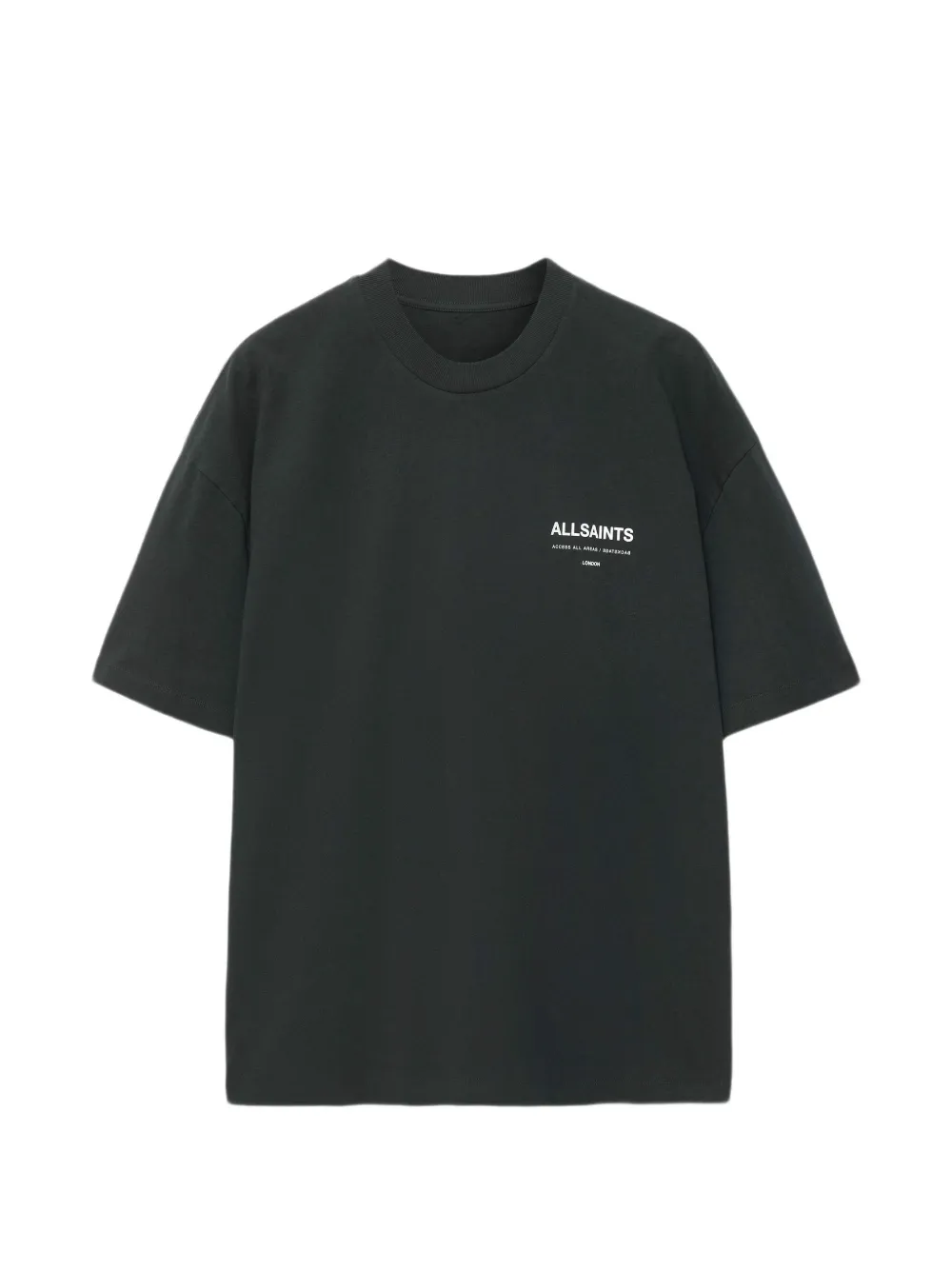 AllSaints logo-detail T-shirt - Grigio
