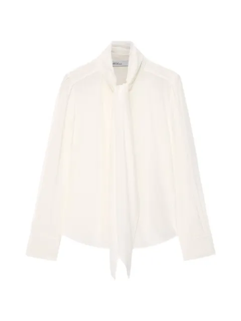 AllSaints Iris tie-neck shirt