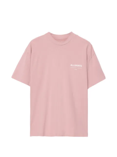 AllSaints playera Backstage con logo estampado