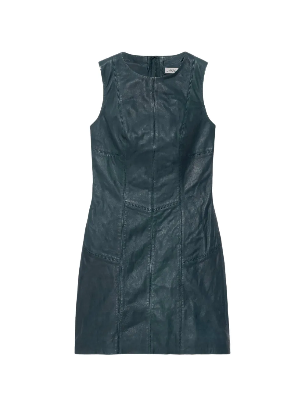 AllSaints Abito corto Vee in pelle - Blu