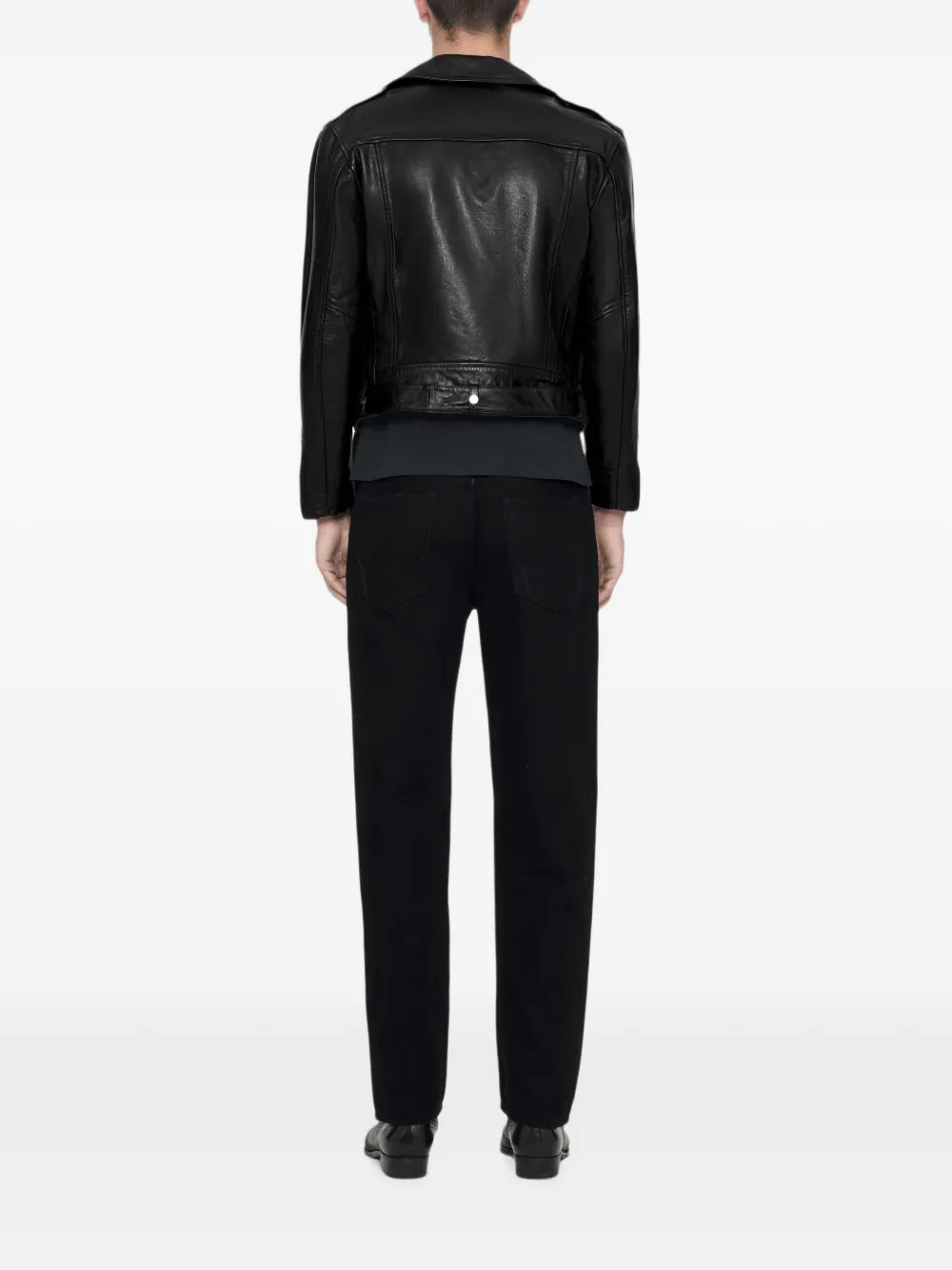 AllSaints Neo leren jack Zwart