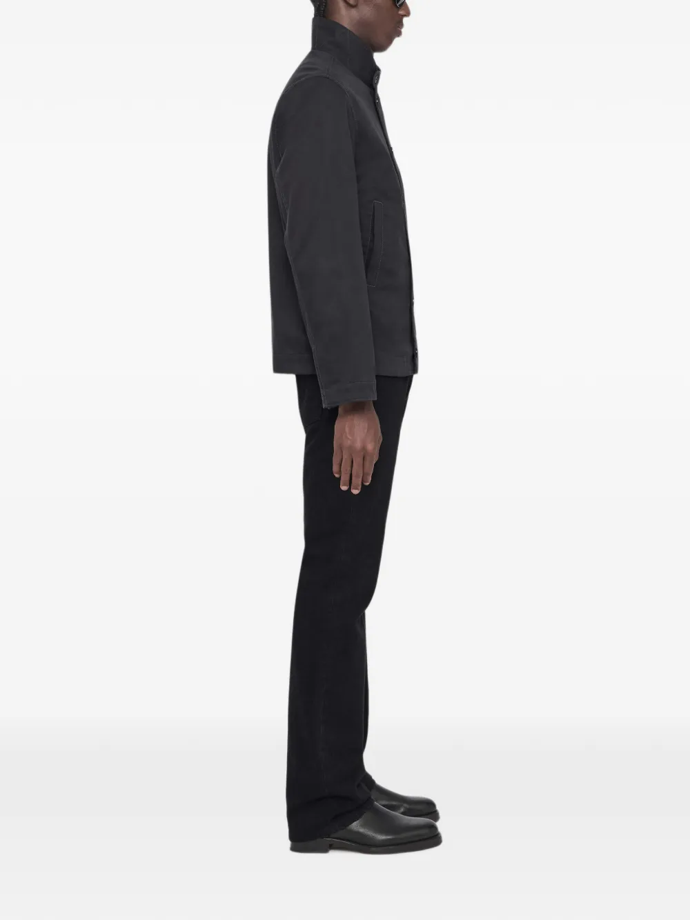 AllSaints Enfield jack met knopen Zwart