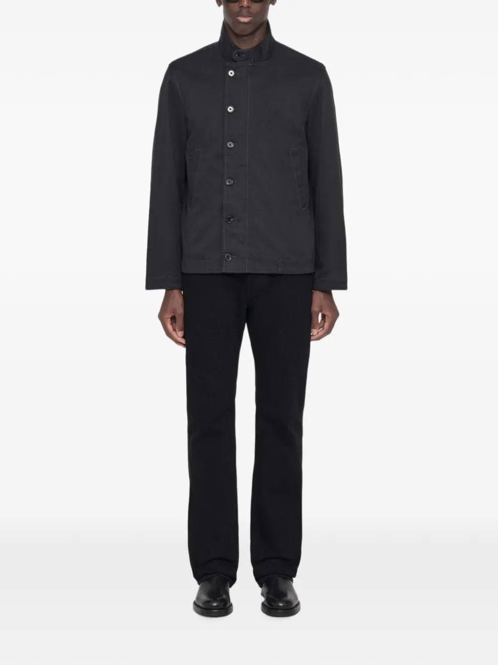 AllSaints Enfield jack met knopen Zwart