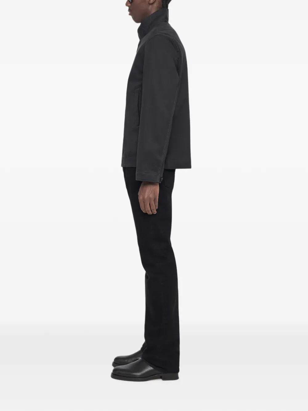 AllSaints Enfield jack met knopen Zwart