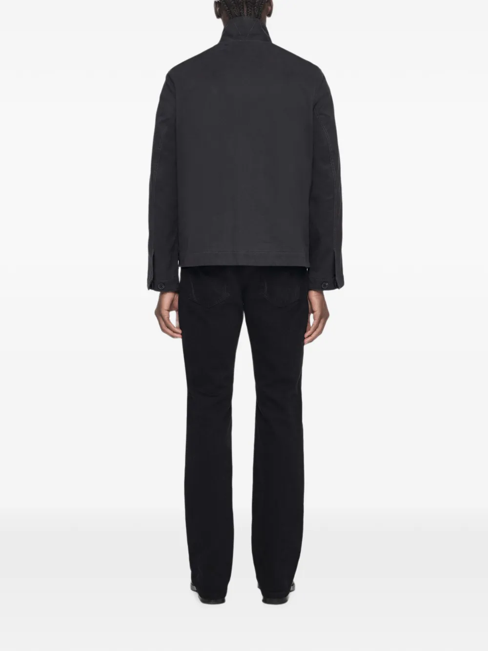 AllSaints Enfield jack met knopen Zwart