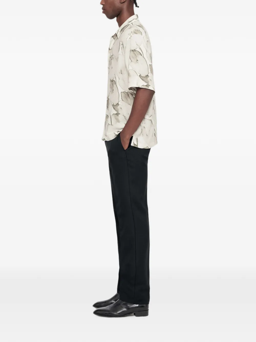 AllSaints Tulip overhemd met korte mouwen Beige