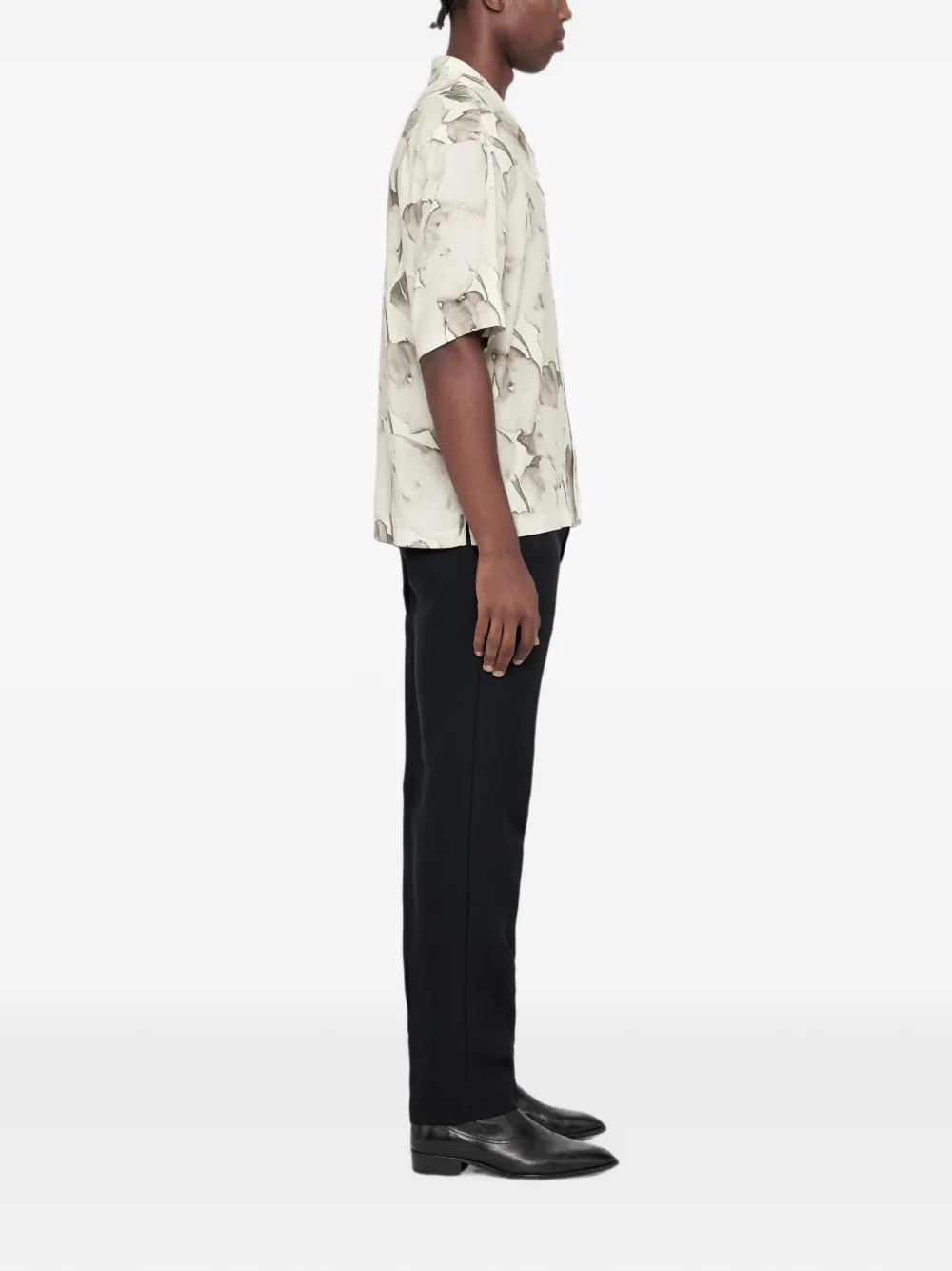 AllSaints Tulip overhemd met korte mouwen Beige