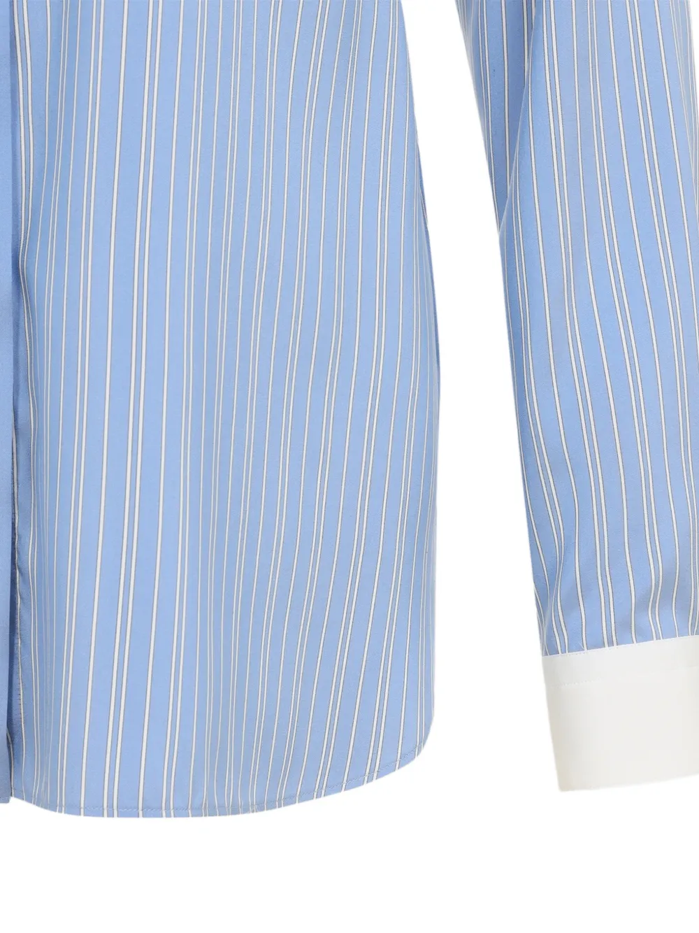 TOM FORD Gestreept overhemd Blauw