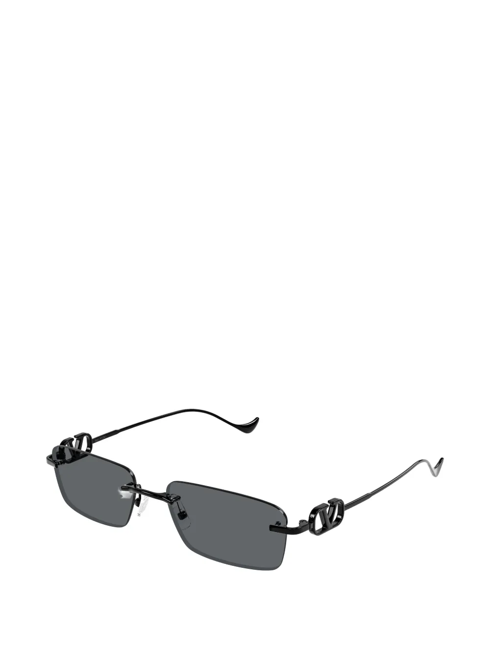 VALENTINO GARAVANI EYEWEAR VLogo rectangle-frame sunglasses