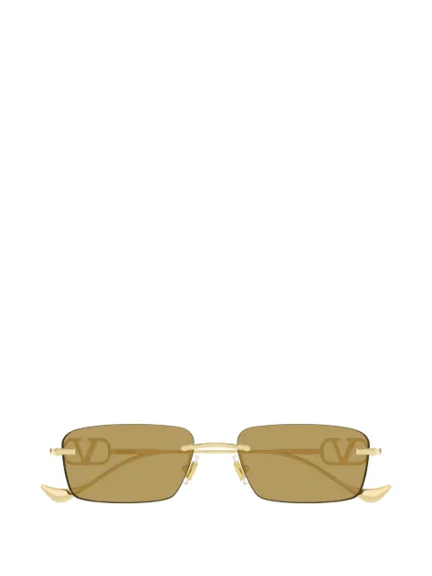 VALENTINO GARAVANI EYEWEAR rektangulære solbriller med VLogo