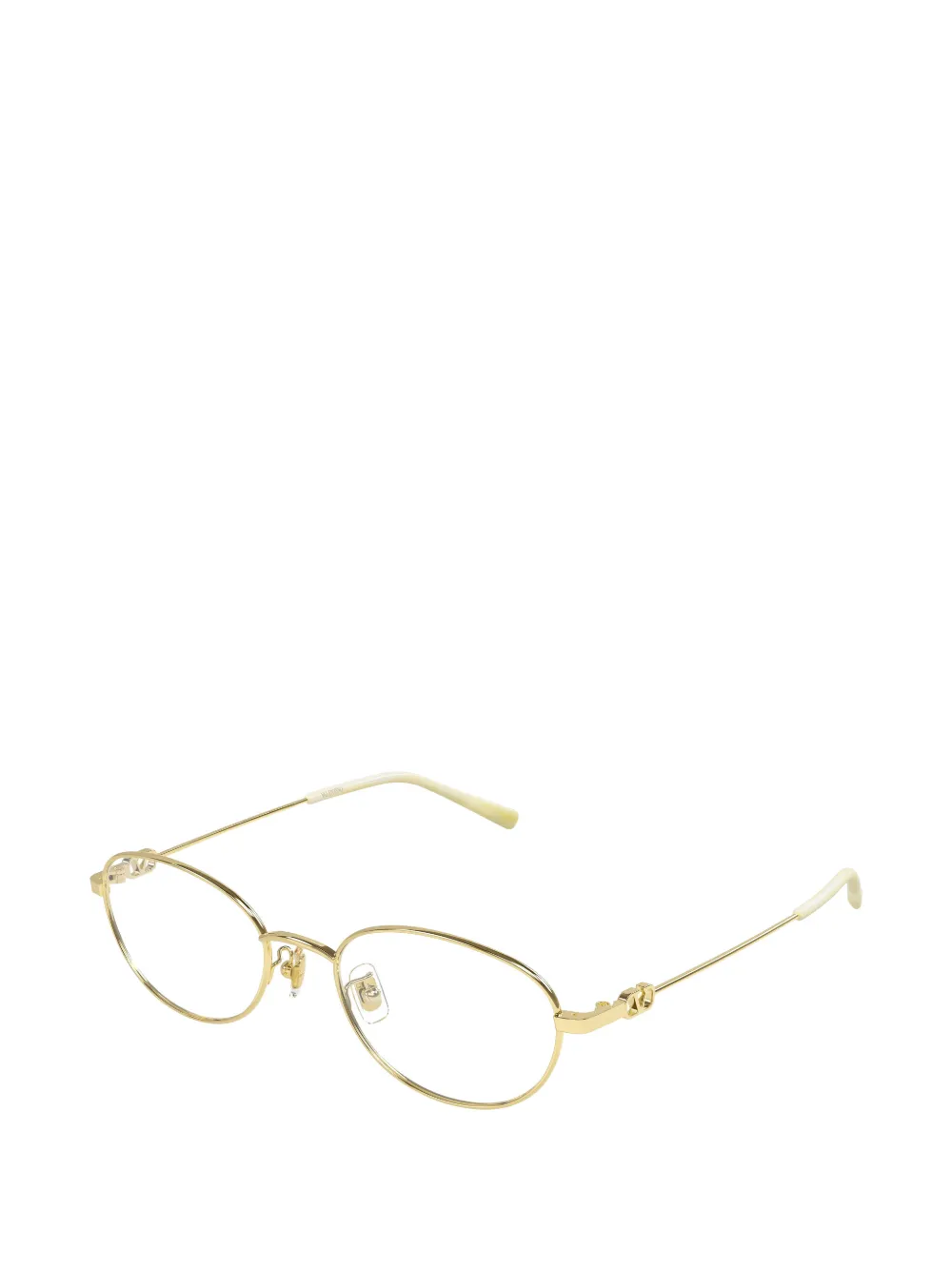 VALENTINO GARAVANI EYEWEAR VLogo oval-frame glasses Goud