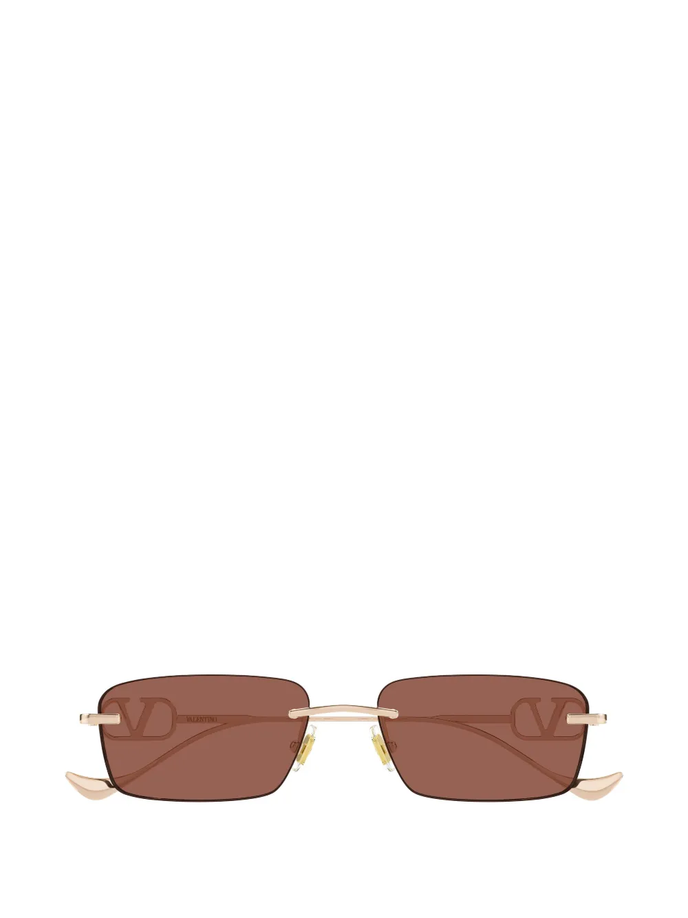 VALENTINO GARAVANI EYEWEAR VLogo rectangle-frame sunglasses