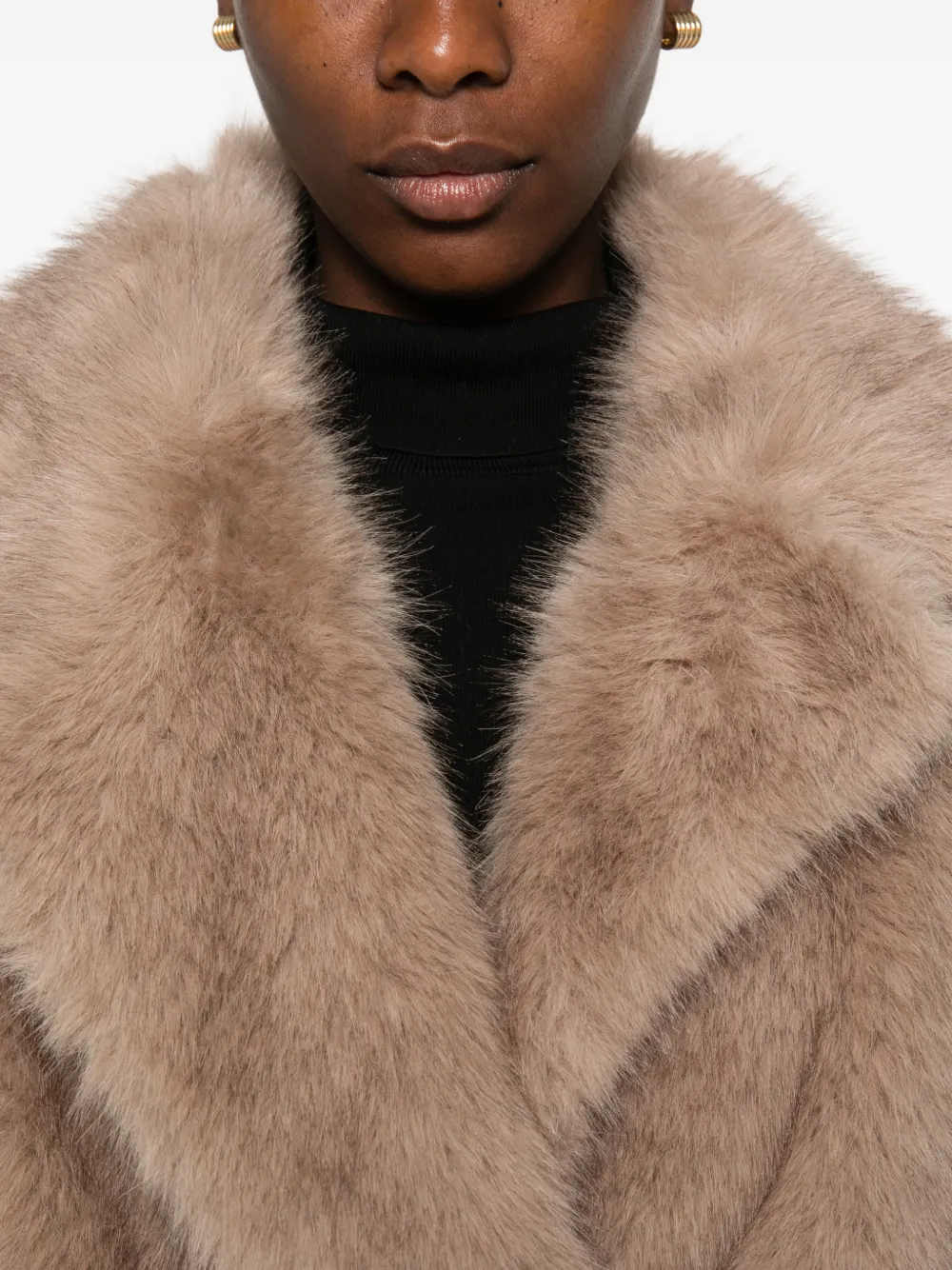 STAND STUDIO Kinley gilet van imitatiebont Beige