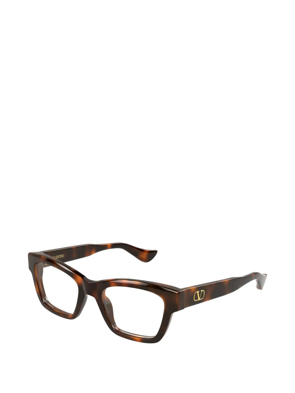 VALENTINO GARAVANI EYEWEAR VLogo Signature rectangle-frame glasses Bruin