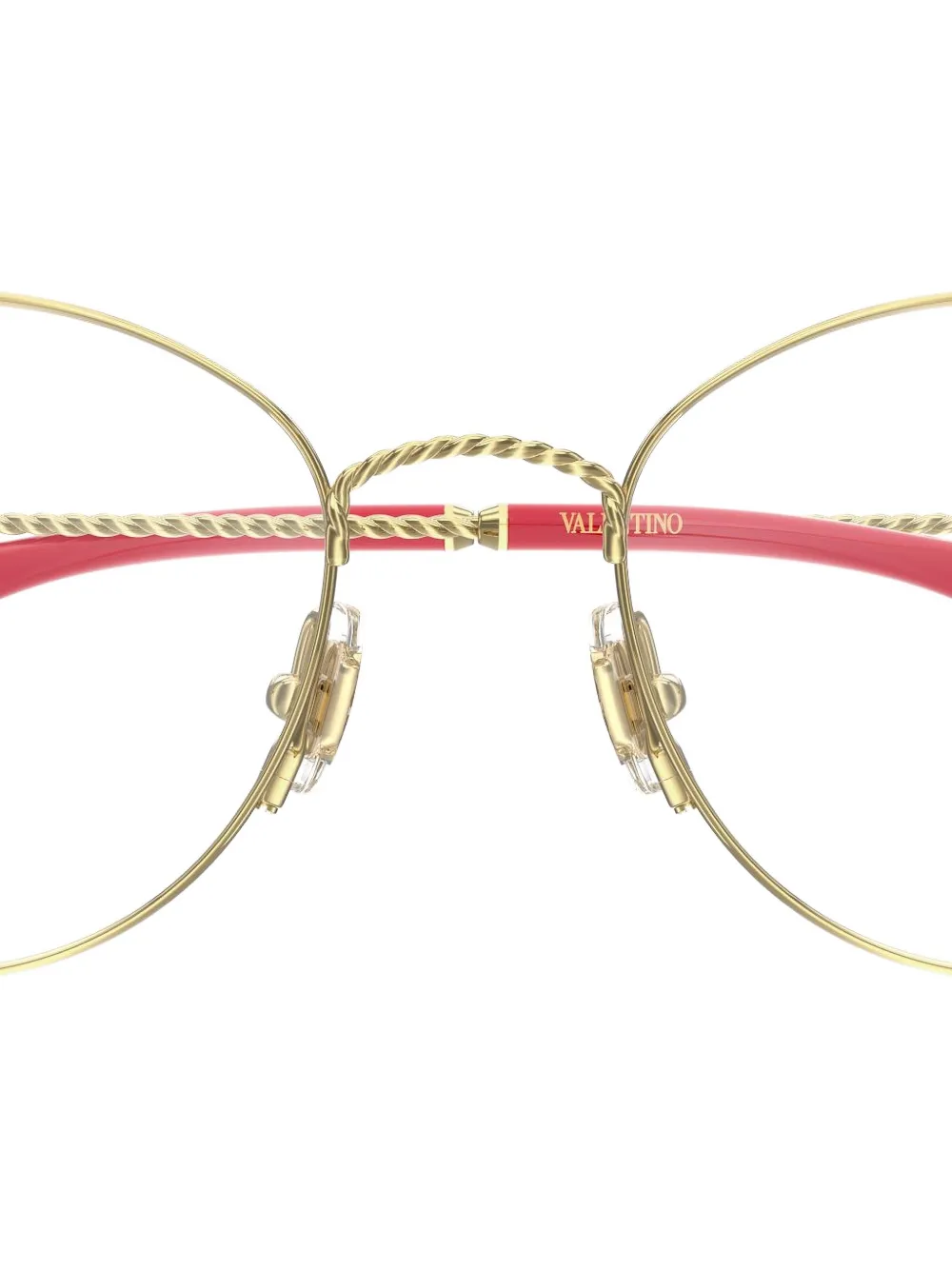 VALENTINO GARAVANI EYEWEAR VLogo cat-eye glasses Goud