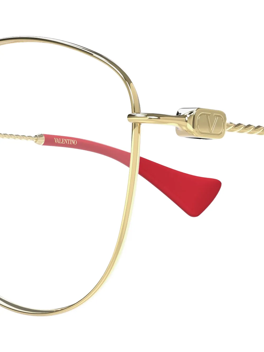 VALENTINO GARAVANI EYEWEAR VLogo cat-eye glasses Goud