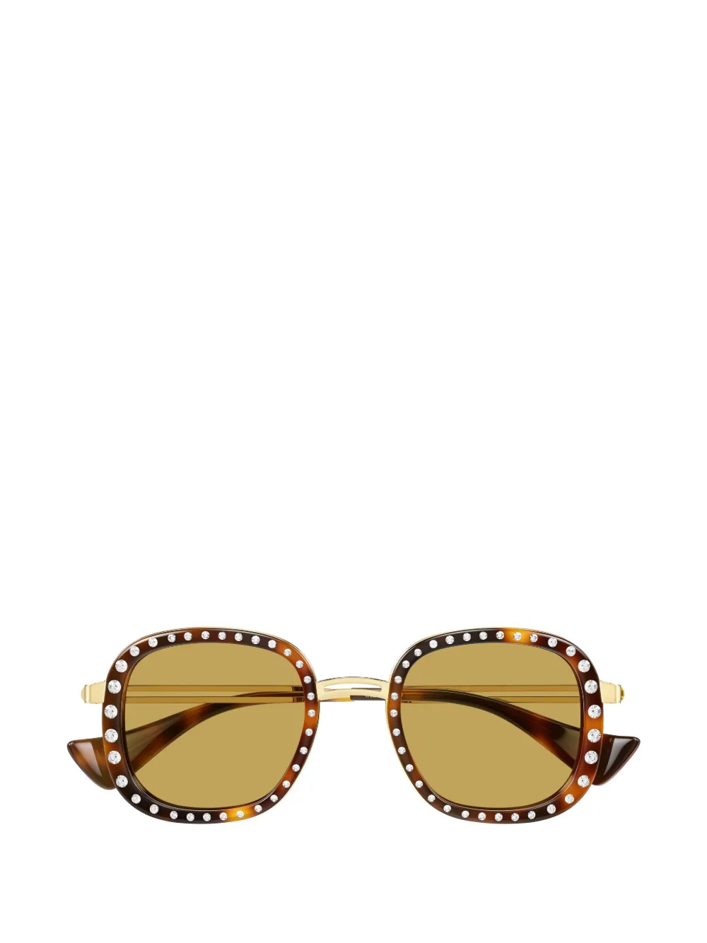 VALENTINO GARAVANI EYEWEAR crystal-embellished square-frame sunglasses