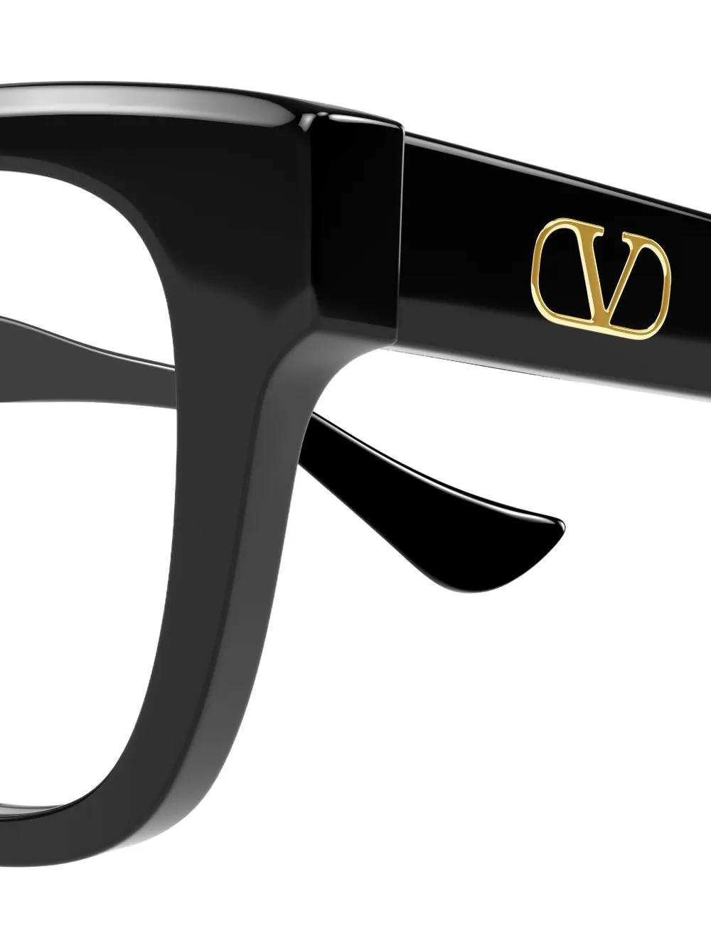 VALENTINO GARAVANI EYEWEAR VLogo geometric-frame glasses Zwart