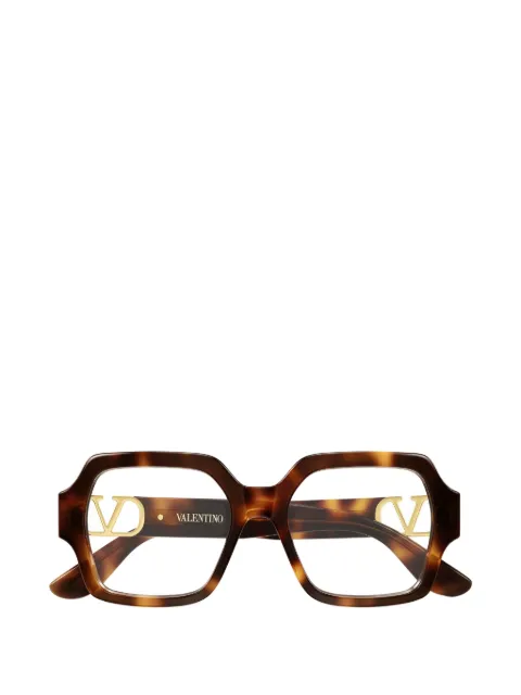VALENTINO GARAVANI EYEWEAR VLogo geometric-frame glasses