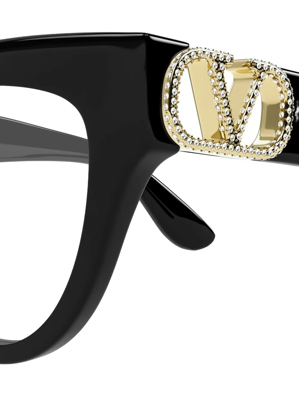 VALENTINO GARAVANI EYEWEAR VLogo cat-eye glasses Zwart