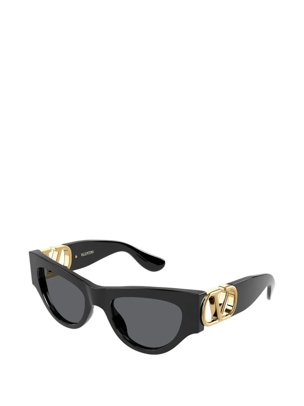 VALENTINO GARAVANI EYEWEAR VLogo Signature zonnebril met cat-eye montuur Zwart