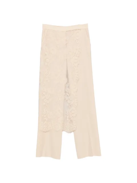 ZIMMERMANN Valiant lace-panelled tailored trousers
