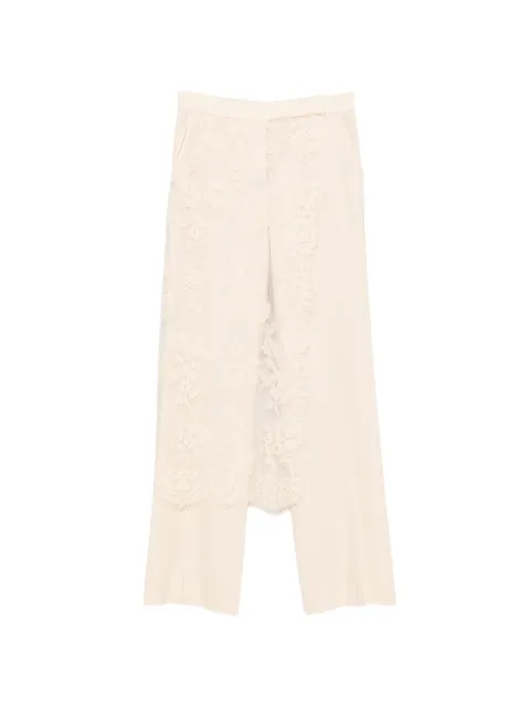 ZIMMERMANN pantalones de vestir Valiant con panel de encaje
