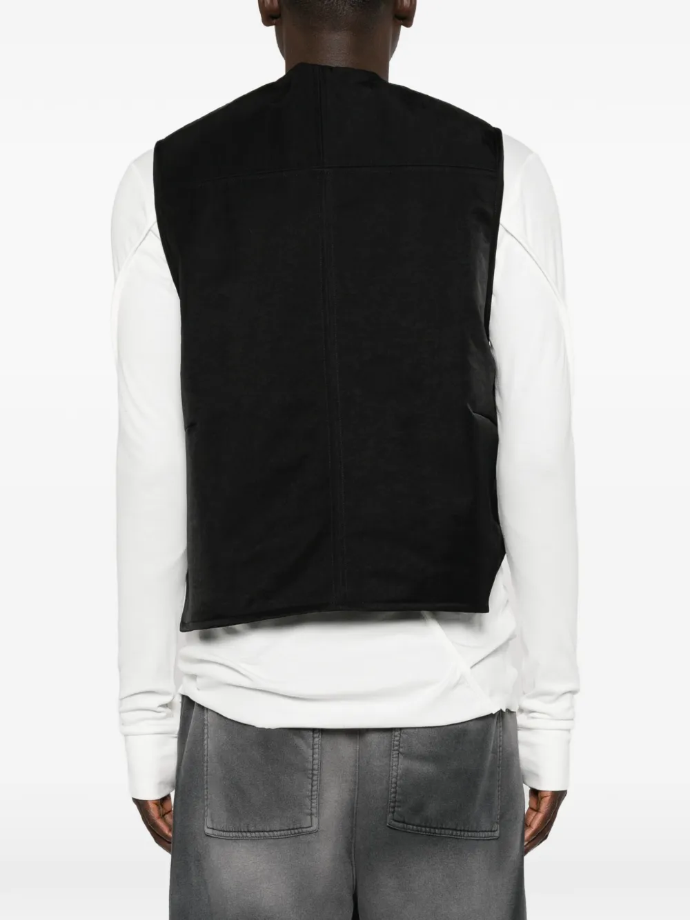 Thom Krom Gilet met rits Zwart