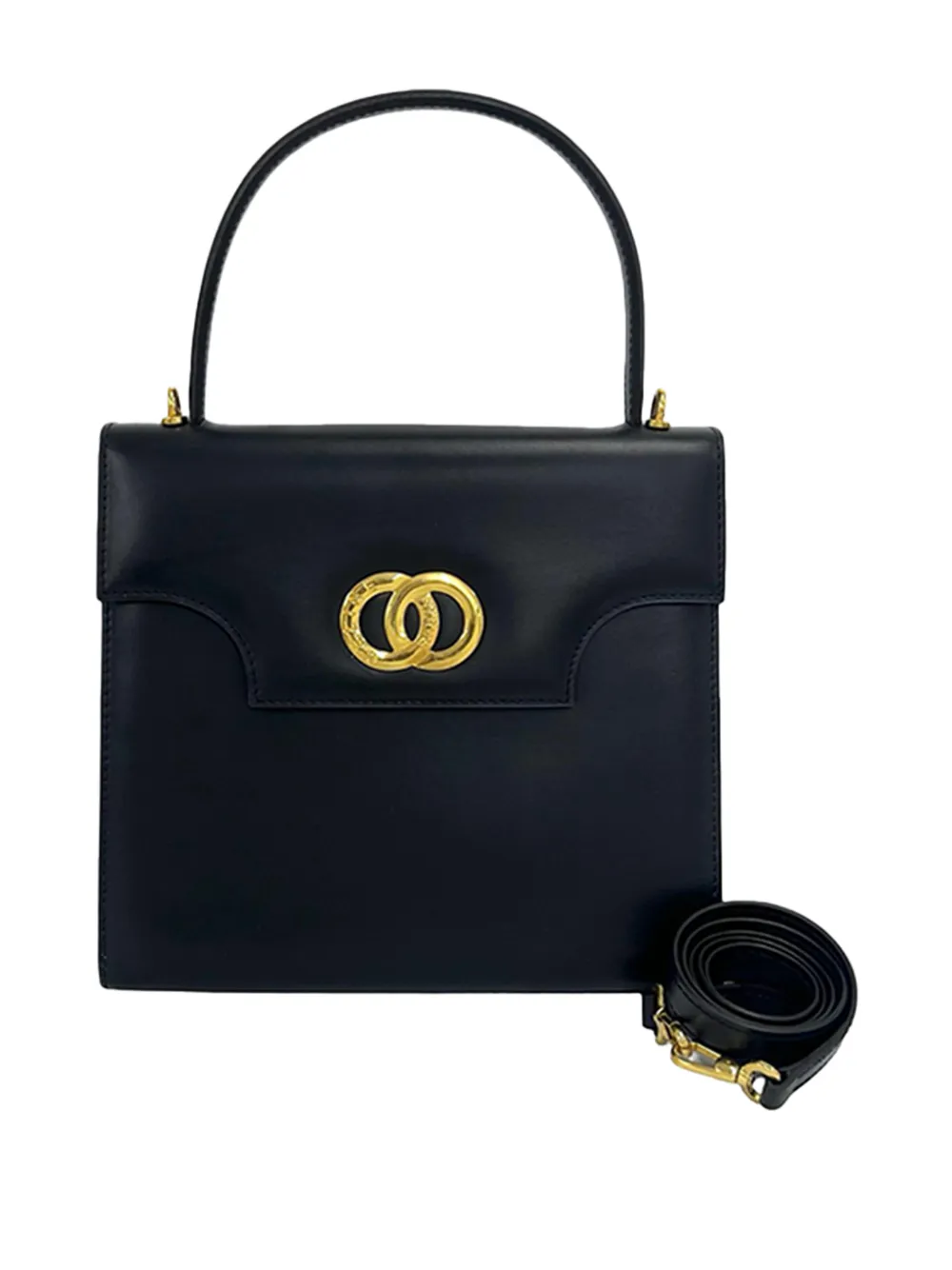 Celine Pre-Owned 20th Century Satchel-Tasche aus Leder - Blau