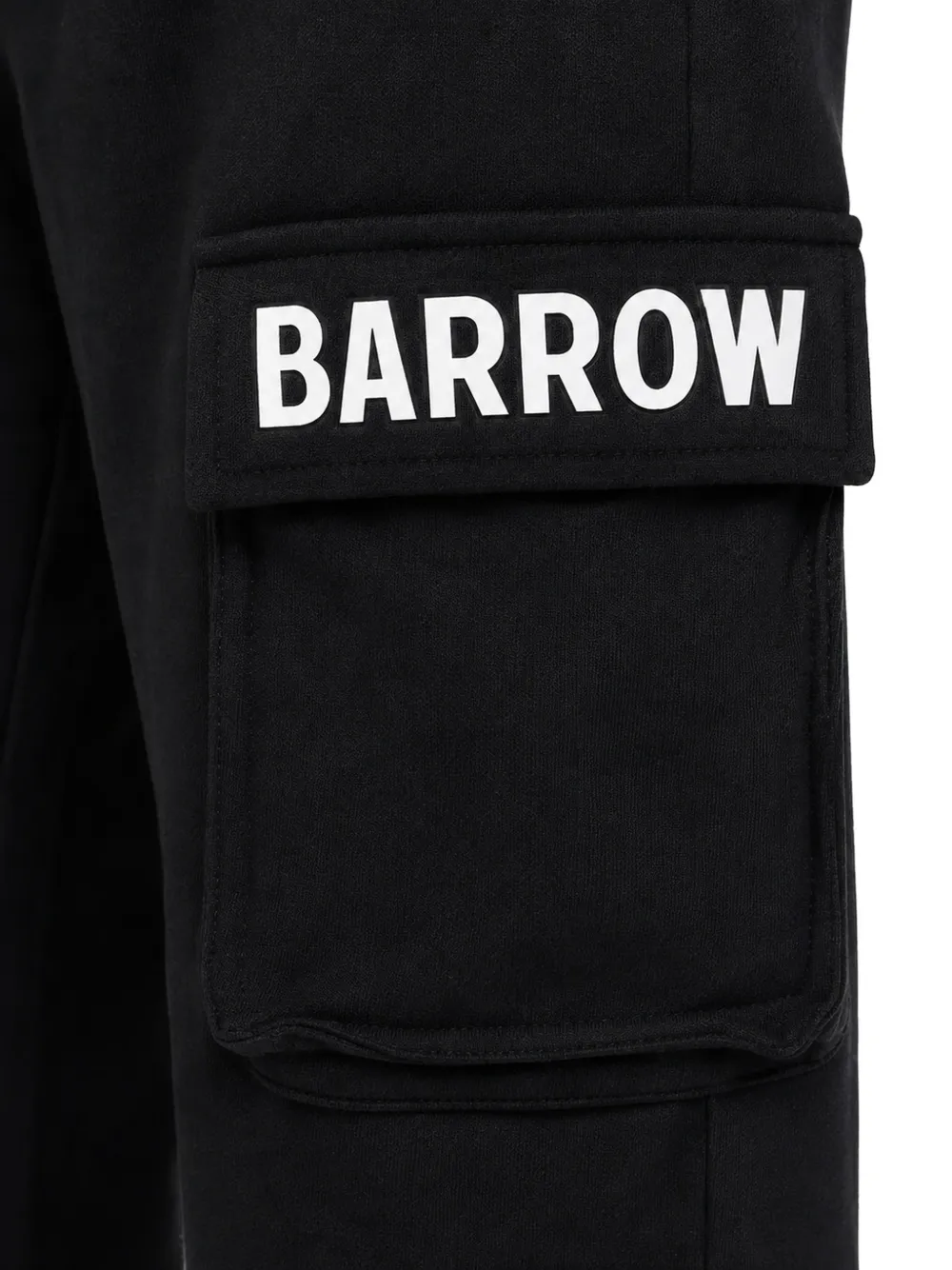 Barrow kids logo-print cargo pants Zwart
