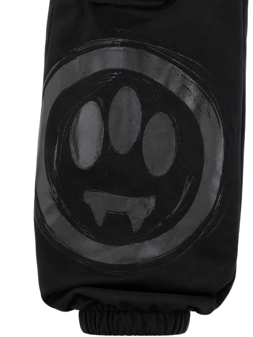 Barrow kids logo-print cargo pants Zwart