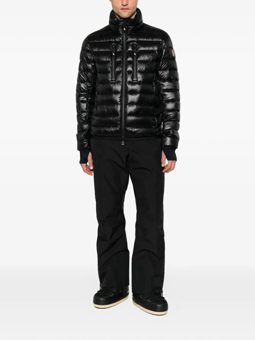 Moncler Grenoble quilted high-neck jacket