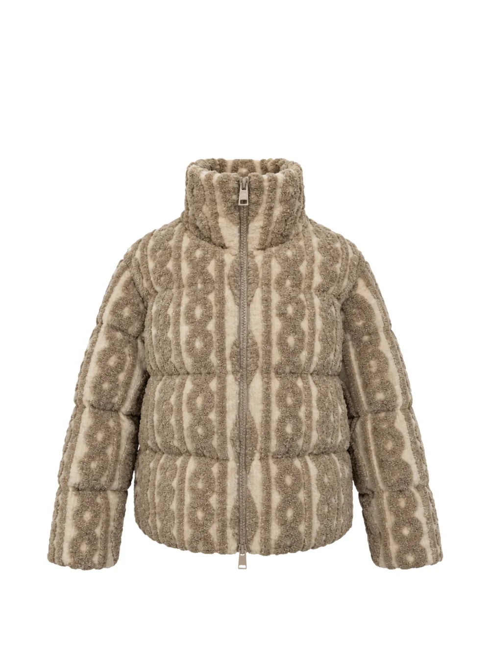 Herno jacquard-knit padded jacket - Nude