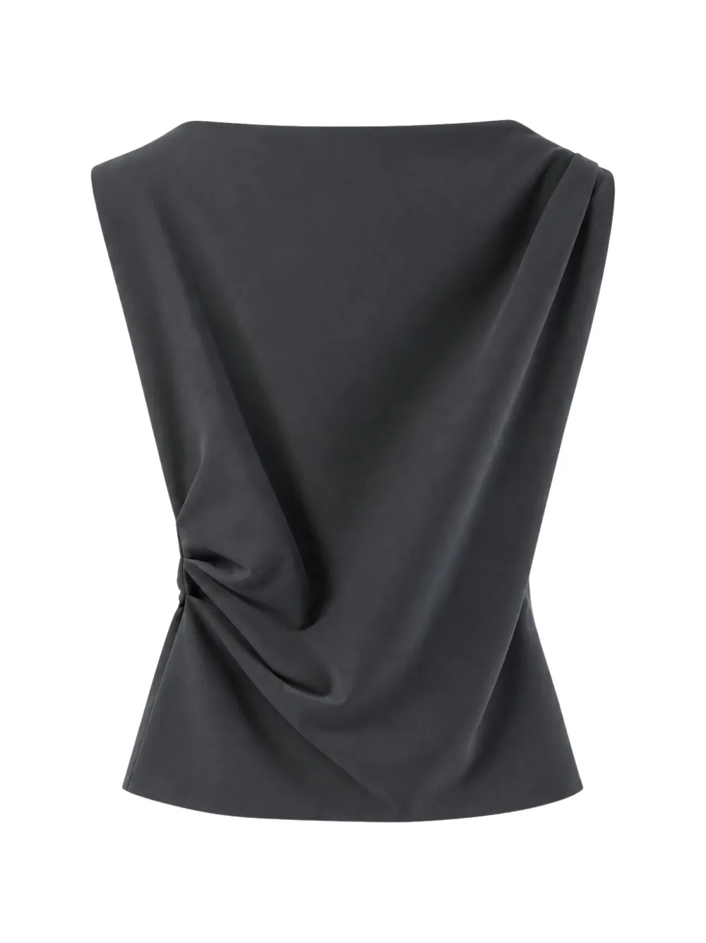 Herno draped sleeveless top - Grigio